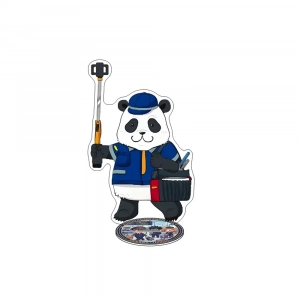 Jujutsu Kaisen 5th Anniversary Pilot Uniform Style 1 Double Sided Acrylic Stand Keychain Custom Charm Phone Personalized, Keychain, Mô Hình Đứng Standee Anime, In 2 Mặt, Cao 6cm, Trang Trí Decor Bàn Học, Balo
