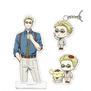Jujutsu Kaisen Acrylic Standee And Keychain Set Double Side Printed Anime Desk Ornament Cute Custom Charm Phone Personalized, Keychain, Mô Hình Đứng Standee Anime, In 2 Mặt, Cao 6cm, Trang Trí Decor Bàn Học, Balo