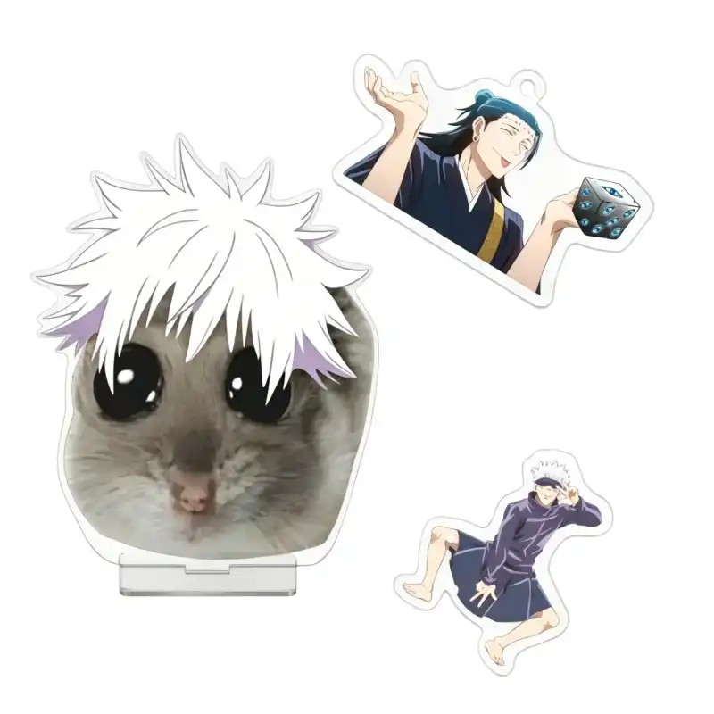 Jujutsu Kaisen Acrylic Standee And Keychain Set Double Side Printed Anime Desk Ornament Cute Custom Charm Phone Personalized, Keychain, Mô Hình Đứng Standee Anime, In 2 Mặt, Cao 6cm, Trang Trí Decor Bàn Học, Balo 2 Jujutsu Kaisen Acrylic Standee And Keychain Set Double Side Printed Anime Desk Ornament Cute Custom Charm Phone Personalized, Keychain, Mô Hình Đứng Standee Anime, In 2 Mặt, Cao 6cm, Trang Trí Decor Bàn Học, Balo - Ảnh 2