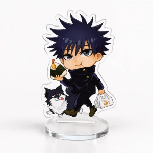 Jujutsu Kaisen Food Theme Q Version Acrylic Stand Anime Character Desktop Ornament Fan Custom Charm Phone Personalized, Keychain, Mô Hình Đứng Standee Anime, In 2 Mặt, Cao 6cm, Trang Trí Decor Bàn Học, Balo