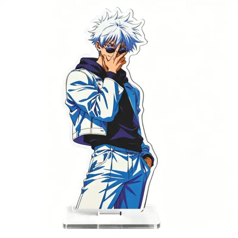 Jujutsu Kaisen Gojo Satoru Acrylic Standee Flower Bouquet Casual Outfit Series Double Side Custom Charm Phone Personalized, Keychain, Mô Hình Đứng Standee Anime, In 2 Mặt, Cao 6cm, Trang Trí Decor Bàn Học, Balo 9 Jujutsu Kaisen Gojo Satoru Acrylic Standee Flower Bouquet Casual Outfit Series Double Side Custom Charm Phone Personalized, Keychain, Mô Hình Đứng Standee Anime, In 2 Mặt, Cao 6cm, Trang Trí Decor Bàn Học, Balo - Ảnh 9