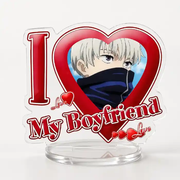 Jujutsu Kaisen I Love My Boyfriend Girlfriend Heart Shape Acrylic Stand Model Plate Anime Custom Charm Phone Personalized, Keychain, Mô Hình Đứng Standee Anime, In 2 Mặt, Cao 6cm, Trang Trí Decor Bàn Học, Balo 9 Jujutsu Kaisen I Love My Boyfriend Girlfriend Heart Shape Acrylic Stand Model Plate Anime Custom Charm Phone Personalized, Keychain, Mô Hình Đứng Standee Anime, In 2 Mặt, Cao 6cm, Trang Trí Decor Bàn Học, Balo - Ảnh 9