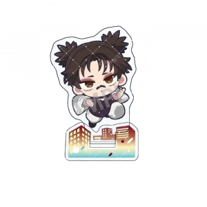 Jujutsu Kaisen Yuta Okkotsu Acrylic Stand Keychain City Scene Chibi Anime Figure Decor Custom Charm Phone Personalized, Keychain, Mô Hình Đứng Standee Anime, In 2 Mặt, Cao 6cm, Trang Trí Decor Bàn Học, Balo