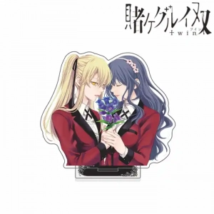 Kakegurui Twin Anime Acrylic Stand Figure - Mary Saotome, Tsuzura & Yukimi Desktop Custom Charm Phone Personalized, Keychain, Mô Hình Đứng Standee Anime, In 2 Mặt, Cao 6cm, Trang Trí Decor Bàn Học, Balo