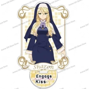 Kawaii Anime Engage Kiss Acrylic Stand Cosplay Characters Ornament Accessories Goods Custom Charm Phone Personalized, Keychain, Mô Hình Đứng Standee Anime, In 2 Mặt, Cao 6cm, Trang Trí Decor Bàn Học, Balo