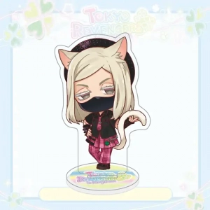 Kawaii Anime Tokyo Revengers Figures Chibi Cat Ears Nekomimi Acrylic Stand Model Plate Mikey Custom Charm Phone Personalized, Keychain, Mô Hình Đứng Standee Anime, In 2 Mặt, Cao 6cm, Trang Trí Decor Bàn Học, Balo