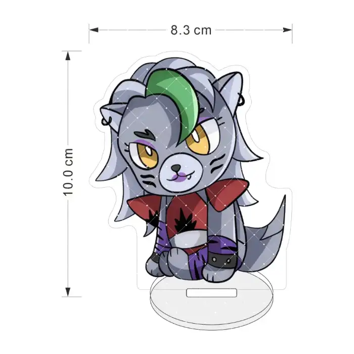 Kawaii Horror Cartoon Fnaf Cartoon Bear Animal Acrylic Keychain Stand Figure Desktop Custom Charm Phone Personalized, Keychain, Mô Hình Đứng Standee Anime, In 2 Mặt, Cao 6cm, Trang Trí Decor Bàn Học, Balo 2 Kawaii Horror Cartoon Fnaf Cartoon Bear Animal Acrylic Keychain Stand Figure Desktop Custom Charm Phone Personalized, Keychain, Mô Hình Đứng Standee Anime, In 2 Mặt, Cao 6cm, Trang Trí Decor Bàn Học, Balo - Ảnh 2