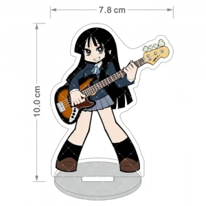 K-on! Anime Yui Mio Acrylic Stand Figures Kawaii Chibi Tsumugi Ritsu Desk Decor Custom Charm Phone Personalized, Keychain, Mô Hình Đứng Standee Anime, In 2 Mặt, Cao 6cm, Trang Trí Decor Bàn Học, Balo