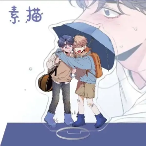 Korean Manhwa Sketch Merchandise Large Acrylic Stande Choi Yikyeong Lee Jubin Cute Figure Custom Charm Phone Personalized, Keychain, Mô Hình Đứng Standee Anime,  In 2 Mặt, Cao 6cm, Trang Trí Decor Bàn Học, Balo