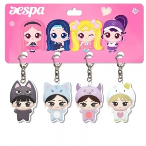 K‑pop Girl Group Fan Art Acrylic Standee Desktop Ornament Korean Idol Art Table Decor Custom Charm Phone Personalized, Keychain, Mô Hình Đứng Standee Anime,  In 2 Mặt, Cao 6cm, Trang Trí Decor Bàn Học, Balo