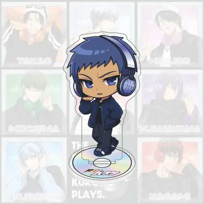Kuroko Kagami Kise Aomine Kuroko Basketball Acrylic Stand, Trendy Headphones Chibi Figure Custom Charm Phone Personalized, Keychain, Mô Hình Đứng Standee Anime, In 2 Mặt, Cao 6cm, Trang Trí Decor Bàn Học, Balo 1 Kuroko Kagami Kise Aomine Kuroko Basketball Acrylic Stand, Trendy Headphones Chibi Figure Custom Charm Phone Personalized, Keychain, Mô Hình Đứng Standee Anime, In 2 Mặt, Cao 6cm, Trang Trí Decor Bàn Học, Balo