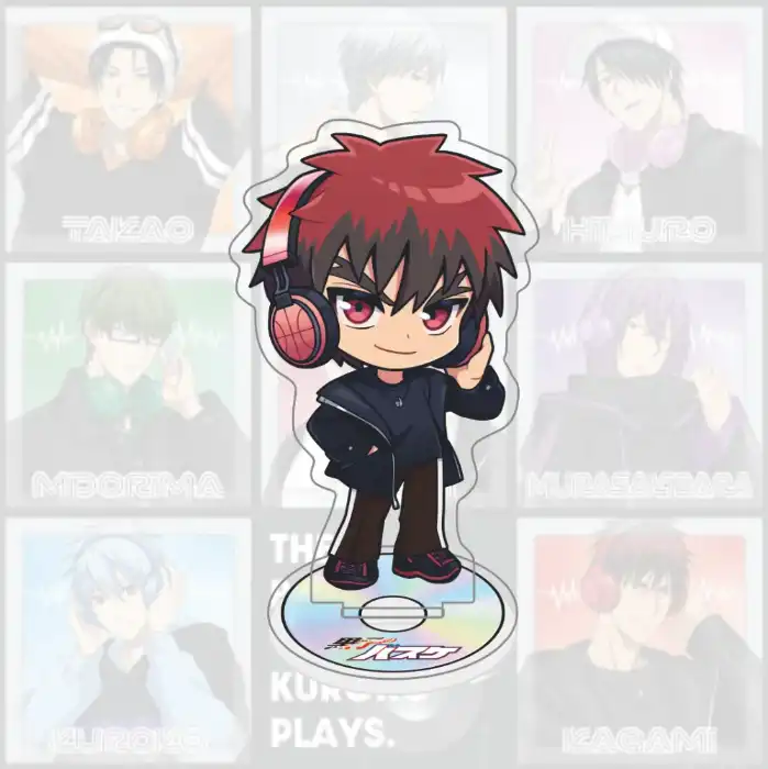 Kuroko Kagami Kise Aomine Kuroko Basketball Acrylic Stand, Trendy Headphones Chibi Figure Custom Charm Phone Personalized, Keychain, Mô Hình Đứng Standee Anime, In 2 Mặt, Cao 6cm, Trang Trí Decor Bàn Học, Balo 2 Kuroko Kagami Kise Aomine Kuroko Basketball Acrylic Stand, Trendy Headphones Chibi Figure Custom Charm Phone Personalized, Keychain, Mô Hình Đứng Standee Anime, In 2 Mặt, Cao 6cm, Trang Trí Decor Bàn Học, Balo - Ảnh 2