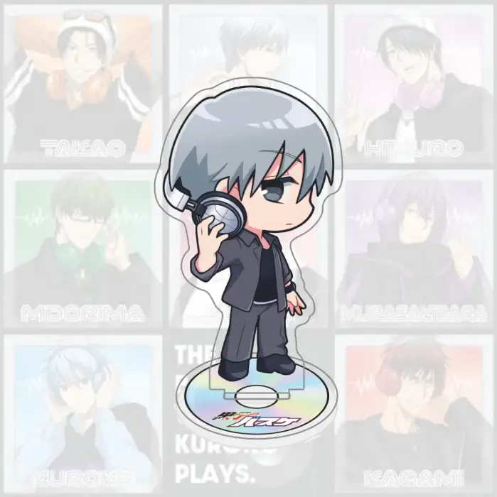 Kuroko Kagami Kise Aomine Kuroko Basketball Acrylic Stand, Trendy Headphones Chibi Figure Custom Charm Phone Personalized, Keychain, Mô Hình Đứng Standee Anime, In 2 Mặt, Cao 6cm, Trang Trí Decor Bàn Học, Balo 7 Kuroko Kagami Kise Aomine Kuroko Basketball Acrylic Stand, Trendy Headphones Chibi Figure Custom Charm Phone Personalized, Keychain, Mô Hình Đứng Standee Anime, In 2 Mặt, Cao 6cm, Trang Trí Decor Bàn Học, Balo - Ảnh 7