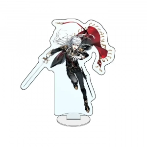 Kuzuha 1 Acrylic Stand Keychain Cool Silver Hair Vampire Warrior Figure Desktop Ornament Custom Charm Phone Personalized, Keychain, Mô Hình Đứng Standee Anime, In 2 Mặt, Cao 6cm, Trang Trí Decor Bàn Học, Balo