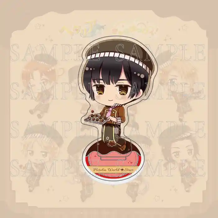 Limited Hetalia World★stars Chocolatier Ver. Acrylic Standee & Keychain Anime Figure Desk Custom Charm Phone Personalized, Keychain, Mô Hình Đứng Standee Anime, In 2 Mặt, Cao 6cm, Trang Trí Decor Bàn Học, Balo 3 Limited Hetalia World★stars Chocolatier Ver. Acrylic Standee & Keychain Anime Figure Desk Custom Charm Phone Personalized, Keychain, Mô Hình Đứng Standee Anime, In 2 Mặt, Cao 6cm, Trang Trí Decor Bàn Học, Balo - Ảnh 3