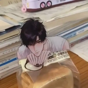 Love And Deepspace Caleb Acrylic Pp Clip Desktop Paper Sorting And Storage Fans Accessories Custom Charm Phone Personalized, Keychain, Mô Hình Đứng Standee Anime, In 2 Mặt, Cao 6cm, Trang Trí Decor Bàn Học, Balo