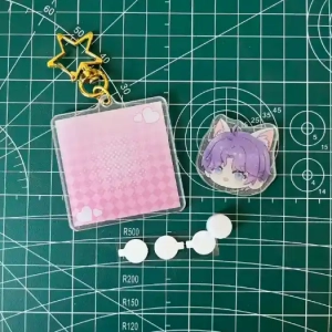 Love And Deepspace Caleb Zayne Caleb Acrylic Stand Xavier Pin Sylus Transparent Card Anime Custom Charm Phone Personalized, Keychain, Mô Hình Đứng Standee Anime,  In 2 Mặt, Cao 6cm, Trang Trí Decor Bàn Học, Balo