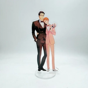 Love Is An Illusion! Bl Yaoi Manhwa Acrylic Standee Anime Collectible Gift Desk Decor Custom Charm Phone Personalized, Keychain, Mô Hình Đứng Standee Anime, In 2 Mặt, Cao 6cm, Trang Trí Decor Bàn Học, Balo