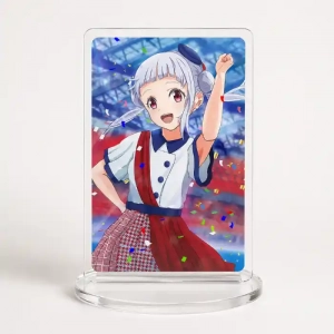 Love Live Superstar Acrylic Stand Model Plate Anime Character Desktop Ornament Collectible Custom Charm Phone Personalized, Keychain, Mô Hình Đứng Standee Anime,  In 2 Mặt, Cao 6cm, Trang Trí Decor Bàn Học, Balo