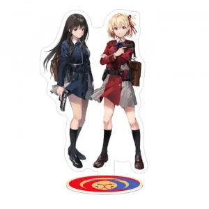 Lycoris Recoil Inoue Takina Nishikigi Chisato Kurumi Acrylic Figure Stand Model Plate Anime Custom Charm Phone Personalized, Keychain, Mô Hình Đứng Standee Anime, In 2 Mặt, Cao 6cm, Trang Trí Decor Bàn Học, Balo