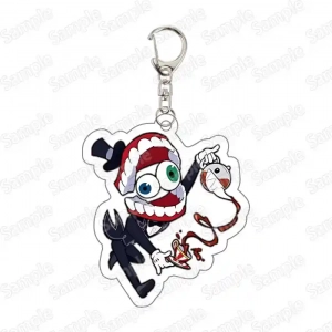 Magical Digital Circus New Acrylic Standee Keychain Set Cartoon Character Ornament Bag Custom Charm Phone Personalized, Keychain, Mô Hình Đứng Standee Anime, In 2 Mặt, Cao 6cm, Trang Trí Decor Bàn Học, Balo