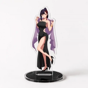 Mato Seihei No Slave Evening Gown Character Acrylic Stand Anime Female Figure Gift Keychain Custom Charm Phone Personalized, Keychain, Mô Hình Đứng Standee Anime, In 2 Mặt, Cao 6cm, Trang Trí Decor Bàn Học, Balo