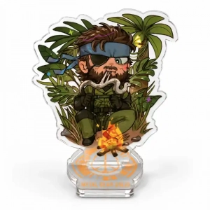 Metal Gear Solid Q Version Acrylic Stand Game Character Desktop Ornament Gamer Collectible Custom Charm Phone Personalized, Keychain, Mô Hình Đứng Standee Anime, In 2 Mặt, Cao 6cm, Trang Trí Decor Bàn Học, Balo