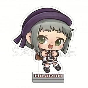 Milgram Acrylic Stand Figures Keychain Prison Uniform Anime Merch Desktop Display Custom Charm Phone Personalized, Keychain, Mô Hình Đứng Standee Anime, In 2 Mặt, Cao 6cm, Trang Trí Decor Bàn Học, Balo