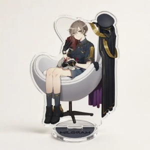Milgram Kotoko Yuzuriha Acrylic Stand Model Plate Cake Theme Anime Character Desktop Decor Custom Charm Phone Personalized, Keychain, Mô Hình Đứng Standee Anime, In 2 Mặt, Cao 6cm, Trang Trí Decor Bàn Học, Balo
