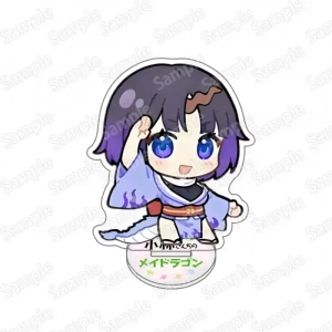 Miss Kobayashi's Dragon Maid Desk Decor, Kobayashi Kanna Kamui Anime Standee Keyring, Tohru Custom Charm Phone Personalized, Keychain, Mô Hình Đứng Standee Anime,  In 2 Mặt, Cao 6cm, Trang Trí Decor Bàn Học, Balo
