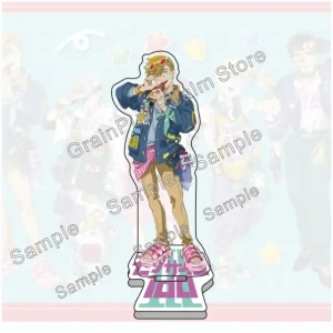 Mob Psycho 100 Lucky Cat Karaoke Anime Acrylic Stand Pop-up Store Desk Decor Key Chain For Custom Charm Phone Personalized, Keychain, Mô Hình Đứng Standee Anime,  In 2 Mặt, Cao 6cm, Trang Trí Decor Bàn Học, Balo