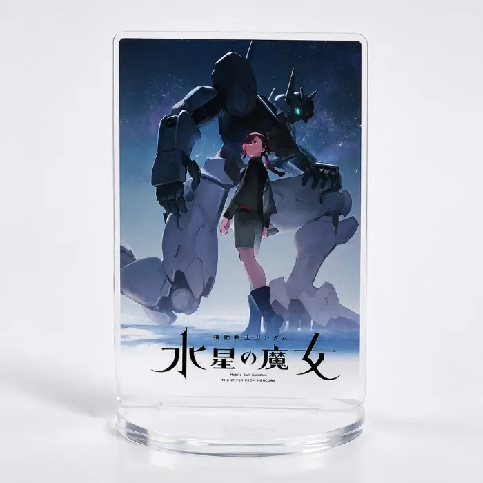 Mobile Suit Gundam Witch From Mercury Acrylic Stand Model Plate Set Mecha Anime Desktop Custom Charm Phone Personalized, Keychain, Mô Hình Đứng Standee Anime, In 2 Mặt, Cao 6cm, Trang Trí Decor Bàn Học, Balo 3 Mobile Suit Gundam Witch From Mercury Acrylic Stand Model Plate Set Mecha Anime Desktop Custom Charm Phone Personalized, Keychain, Mô Hình Đứng Standee Anime, In 2 Mặt, Cao 6cm, Trang Trí Decor Bàn Học, Balo - Ảnh 3