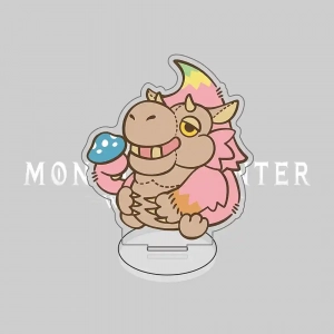 Monster Hunter World Acrylic Stand Figure - Chibi Stitched Plush Style Monsters - Rathalos, Custom Charm Phone Personalized, Keychain, Mô Hình Đứng Standee Anime, In 2 Mặt, Cao 6cm, Trang Trí Decor Bàn Học, Balo