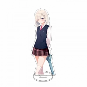 My Friend's Little Sister Has It In For Me Anime Plate Decoration Originality Desk Figure Custom Charm Phone Personalized, Keychain, Mô Hình Đứng Standee Anime,  In 2 Mặt, Cao 6cm, Trang Trí Decor Bàn Học, Balo