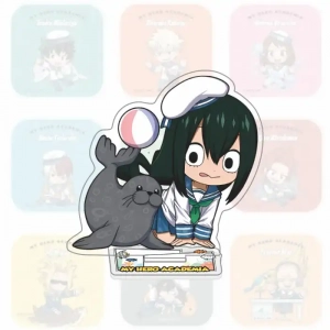 My Hero Academia Chibi Acrylic Stand, Marine Life Deku Bakugo Todoroki Figure, Cute Aquarium Custom Charm Phone Personalized, Keychain, Mô Hình Đứng Standee Anime,  In 2 Mặt, Cao 6cm, Trang Trí Decor Bàn Học, Balo
