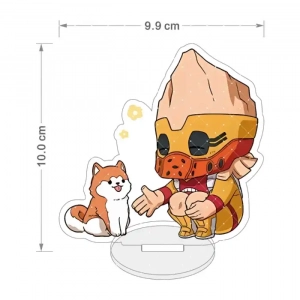 My Hero Academia Q Version Dabi Keychain Acrylic Stand Anime Character Desktop Display Custom Charm Phone Personalized, Keychain, Mô Hình Đứng Standee Anime,  In 2 Mặt, Cao 6cm, Trang Trí Decor Bàn Học, Balo