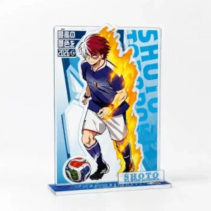 My Hero Academia Soccer Jersey Character Acrylic Stand Anime Sports Themed Desktop Decor Fan Custom Charm Phone Personalized, Keychain, Mô Hình Đứng Standee Anime, In 2 Mặt, Cao 6cm, Trang Trí Decor Bàn Học, Balo
