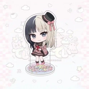 Needy Girl Overdose Acrylic Keychain Standee Chibi Omgkawaiiangel & Ame-chan Figure Keyring, Custom Charm Phone Personalized, Keychain, Mô Hình Đứng Standee Anime, In 2 Mặt, Cao 6cm, Trang Trí Decor Bàn Học, Balo