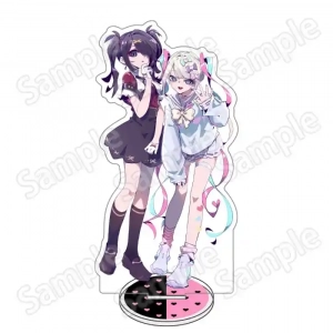 Needy Girl Overdose: Kawaii Goth Anime Game Acrylic Stand Figure Kangel Ame-chan P-chan 1 Custom Charm Phone Personalized, Keychain, Mô Hình Đứng Standee Anime, In 2 Mặt, Cao 6cm, Trang Trí Decor Bàn Học, Balo