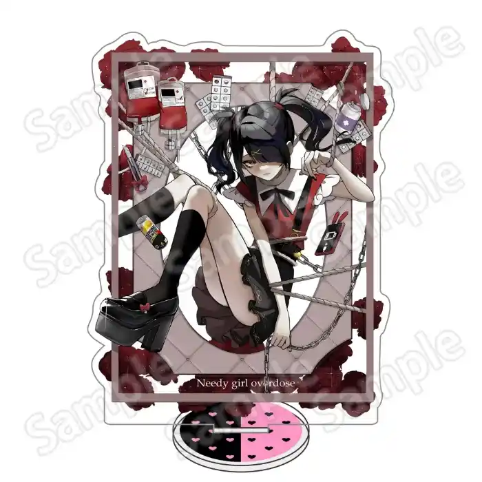 Needy Girl Overdose: Kawaii Goth Anime Game Acrylic Stand Figure Kangel Ame-chan P-chan 1 Custom Charm Phone Personalized, Keychain, Mô Hình Đứng Standee Anime, In 2 Mặt, Cao 6cm, Trang Trí Decor Bàn Học, Balo 9 Needy Girl Overdose: Kawaii Goth Anime Game Acrylic Stand Figure Kangel Ame-chan P-chan 1 Custom Charm Phone Personalized, Keychain, Mô Hình Đứng Standee Anime, In 2 Mặt, Cao 6cm, Trang Trí Decor Bàn Học, Balo - Ảnh 9