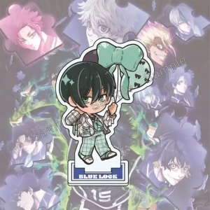 New Anime Acrylic Stand Blue Lock Characters Chibi Angel Style Figure Desk Decor Fans Custom Charm Phone Personalized, Keychain, Mô Hình Đứng Standee Anime, In 2 Mặt, Cao 6cm, Trang Trí Decor Bàn Học, Balo