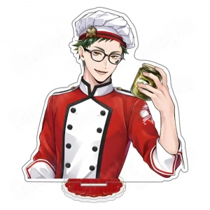New Anime Game Twisted Wonderland Chef Style Acrylic Stand Keychain Figure Ace Malleus Cater Custom Charm Phone Personalized, Keychain, Mô Hình Đứng Standee Anime, In 2 Mặt, Cao 6cm, Trang Trí Decor Bàn Học, Balo