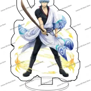 New Anime Gintama Acrylic Stand Toy Desktop Stand Model Accessories Friend Fans Toys Men Custom Charm Phone Personalized, Keychain, Mô Hình Đứng Standee Anime, In 2 Mặt, Cao 6cm, Trang Trí Decor Bàn Học, Balo