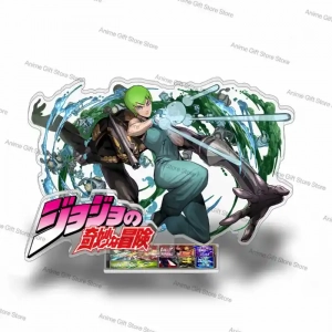 New Anime Jojo's Bizarre Adventure Acrylic Stand Desktop Ornament Cosplay Standing Model Gift Custom Charm Phone Personalized, Keychain, Mô Hình Đứng Standee Anime, In 2 Mặt, Cao 6cm, Trang Trí Decor Bàn Học, Balo