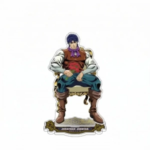New Anime Jojo's Bizarre Adventure Acrylic Stand Figure Desktop Decoration Collectible Custom Charm Phone Personalized, Keychain, Mô Hình Đứng Standee Anime, In 2 Mặt, Cao 6cm, Trang Trí Decor Bàn Học, Balo