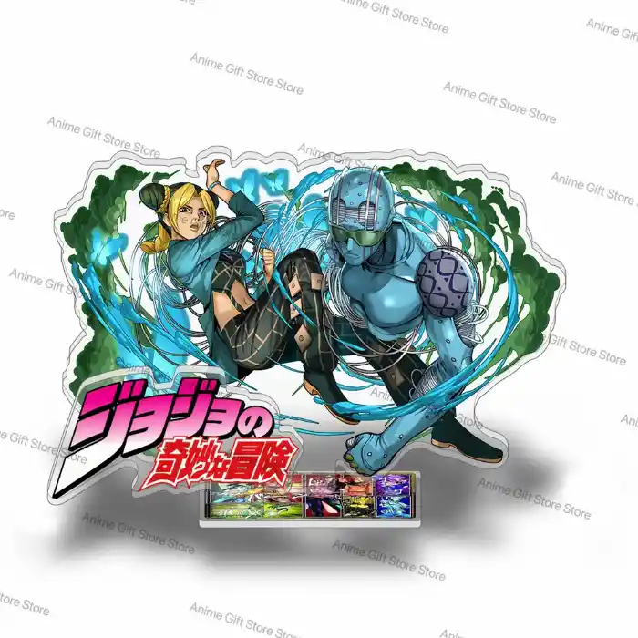 New Anime Jojo's Bizarre Adventure Acrylic Stand Desktop Ornament Cosplay Standing Model Gift Custom Charm Phone Personalized, Keychain, Mô Hình Đứng Standee Anime, In 2 Mặt, Cao 6cm, Trang Trí Decor Bàn Học, Balo 3 New Anime Jojo's Bizarre Adventure Acrylic Stand Desktop Ornament Cosplay Standing Model Gift Custom Charm Phone Personalized, Keychain, Mô Hình Đứng Standee Anime, In 2 Mặt, Cao 6cm, Trang Trí Decor Bàn Học, Balo - Ảnh 3