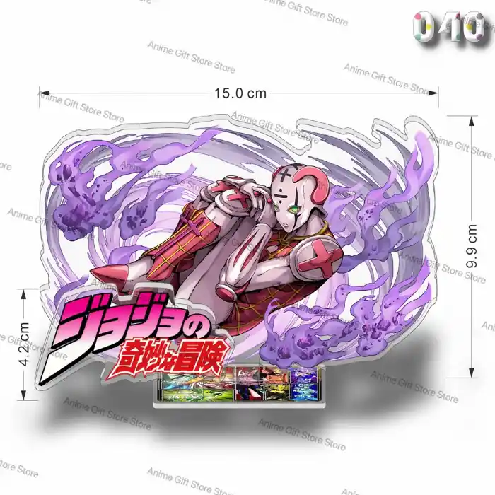 New Anime Jojo's Bizarre Adventure Acrylic Stand Desktop Ornament Cosplay Standing Model Gift Custom Charm Phone Personalized, Keychain, Mô Hình Đứng Standee Anime, In 2 Mặt, Cao 6cm, Trang Trí Decor Bàn Học, Balo 4 New Anime Jojo's Bizarre Adventure Acrylic Stand Desktop Ornament Cosplay Standing Model Gift Custom Charm Phone Personalized, Keychain, Mô Hình Đứng Standee Anime, In 2 Mặt, Cao 6cm, Trang Trí Decor Bàn Học, Balo - Ảnh 4