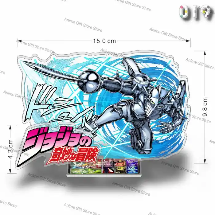 New Anime Jojo's Bizarre Adventure Acrylic Stand Desktop Ornament Cosplay Standing Model Gift Custom Charm Phone Personalized, Keychain, Mô Hình Đứng Standee Anime, In 2 Mặt, Cao 6cm, Trang Trí Decor Bàn Học, Balo 5 New Anime Jojo's Bizarre Adventure Acrylic Stand Desktop Ornament Cosplay Standing Model Gift Custom Charm Phone Personalized, Keychain, Mô Hình Đứng Standee Anime, In 2 Mặt, Cao 6cm, Trang Trí Decor Bàn Học, Balo - Ảnh 5