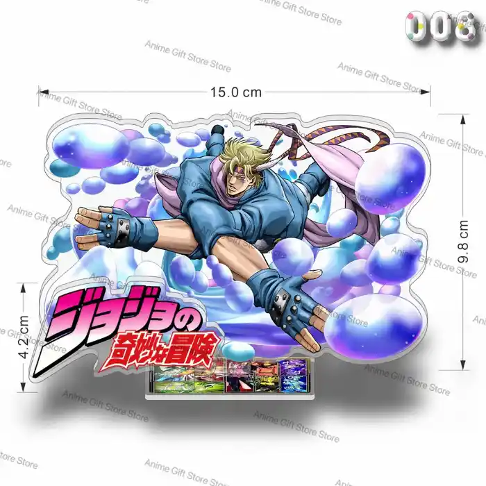 New Anime Jojo's Bizarre Adventure Acrylic Stand Desktop Ornament Cosplay Standing Model Gift Custom Charm Phone Personalized, Keychain, Mô Hình Đứng Standee Anime, In 2 Mặt, Cao 6cm, Trang Trí Decor Bàn Học, Balo 8 New Anime Jojo's Bizarre Adventure Acrylic Stand Desktop Ornament Cosplay Standing Model Gift Custom Charm Phone Personalized, Keychain, Mô Hình Đứng Standee Anime, In 2 Mặt, Cao 6cm, Trang Trí Decor Bàn Học, Balo - Ảnh 8