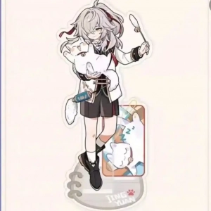 New Game Honkai: Star Rail Figure Kafka Acrylic Stand Model Plate Cosplay Fans Gifts Anime Custom Charm Phone Personalized, Keychain, Mô Hình Đứng Standee Anime,  In 2 Mặt, Cao 6cm, Trang Trí Decor Bàn Học, Balo